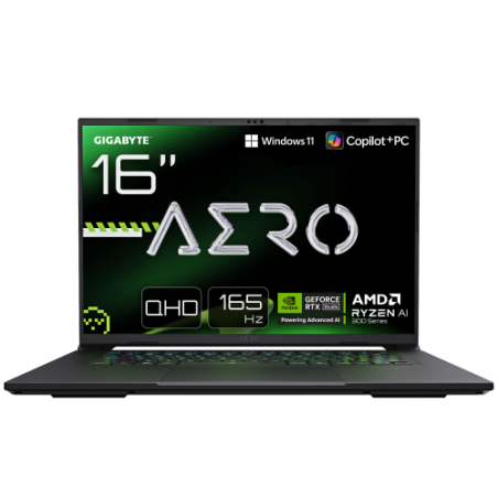 28707-GIGABYTE AERO X16 1VH93ESC64AH Copilot+ PC AMD Ryzen AI 7 350 Portatil 40,6 cm (16") WQXGA 32 GB DDR5-SDRAM 1 TB S