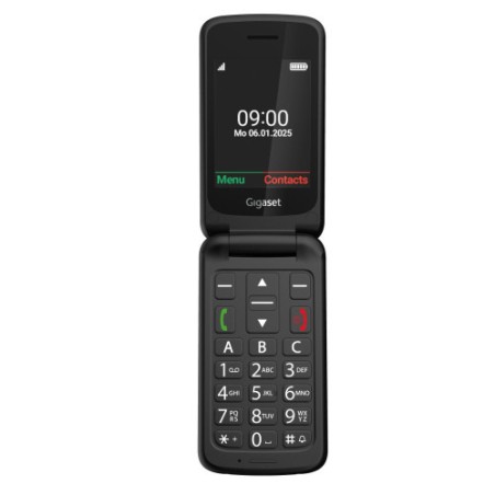 28786-Gigaset GL595 7,11 cm (2.8") 114 g Negro Telefono para personas mayores
