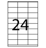 28831-CAJA 100 HOJAS ETIQUETAS ADHESIVAS ILC BLANCA 70X35 FABRISA 15303