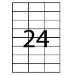 28833-CAJA 100 HOJAS ETIQUETAS ADHESIVAS ILC BLANCA 70X37 FABRISA 15305