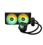 28882-ASUS TUF GAMING LC II 240 ARGB Procesador Kit de refrigeracion liquida 12 cm Negro