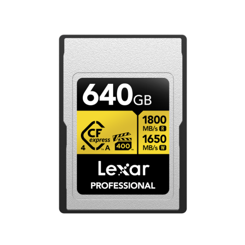 Lexar LCAGOLD640G-RNENG memoria flash 640 GB CFexpress tipo A