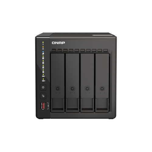 28927-QNAP QVP-41C servidor de almacenamiento NAS Torre IntelR CeleronR J6412 8 GB DDR4 0 TB Negro