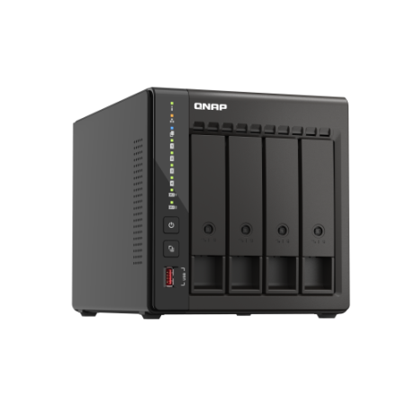 28928-QNAP QVP-41C servidor de almacenamiento NAS Torre IntelR CeleronR J6412 8 GB DDR4 0 TB Negro