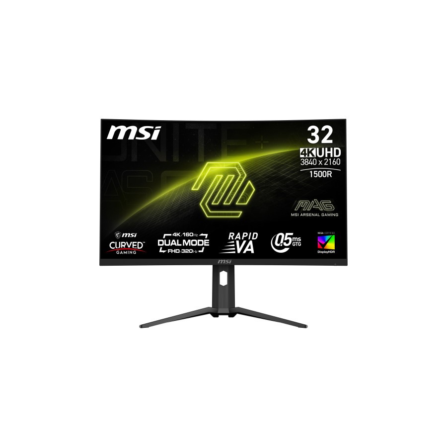 28993-MSI MAG 321CUPDF pantalla para PC 80 cm (31.5") 3840 x 2160 Pixeles 4K Ultra HD LCD Negro