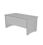 2901-MESA DE OFICINA SERIE WORK 140X80 GRIS / GRIS ROCADA 2001AN02V24