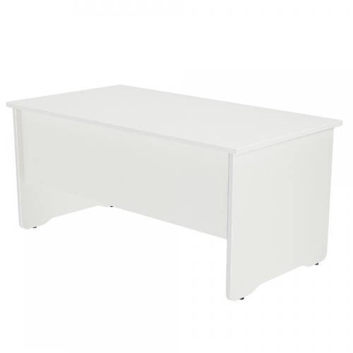2902-MESA DE OFICINA SERIE WORK 140X80 BLANCO / BLANCO ROCADA 2001AW04V24