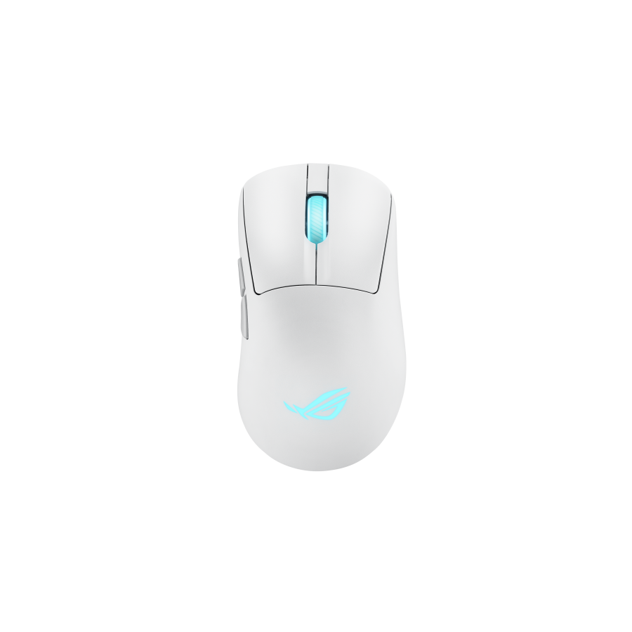 29051-ASUS ROG Keris II Origin WHT raton Juego mano derecha RF Wireless + Bluetooth + USB Type-A Optico 42000 DPI