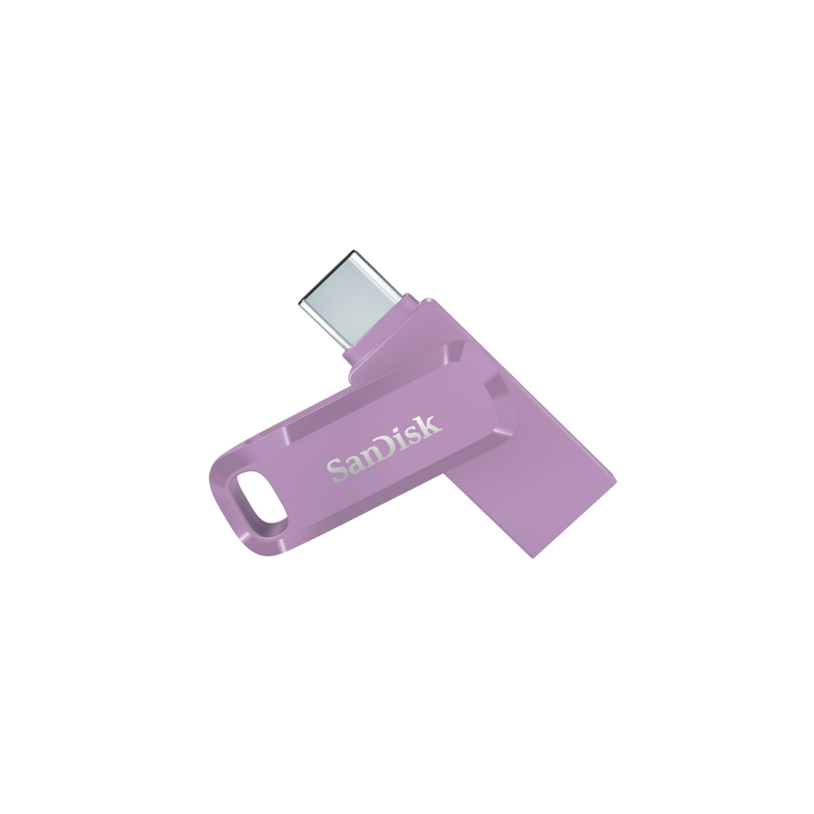 SanDisk Ultra Dual Drive Go USB 128GB unidad flash USB USB Type-A / USB Type-C 3.2 Gen 1 (3.1 Gen 1) Lavanda