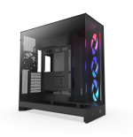 CAJA NZXT H9 FLOW RGB (2025) DUAL-CHAMBER MID-TOWER CASE W/ RGB FANS - ALL BLACK
