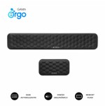 29079-SUBBLIM Pack ERGO AIRPADDING Negro, Reposamunecas Teclado + Raton, Espuma viscoelastica 65 D, Tejido AirMesh trans