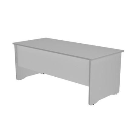 2909-MESA DE OFICINA SERIE WORK 180X80 GRIS / GRIS ROCADA 2003AN02V24