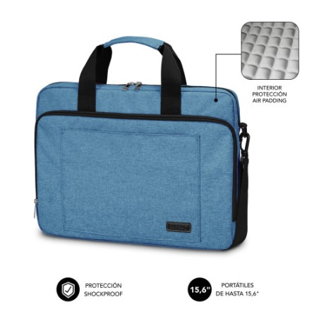29123-SUBBLIM Maletin Ordenador Air Padding Laptop bag 15,6" Azul