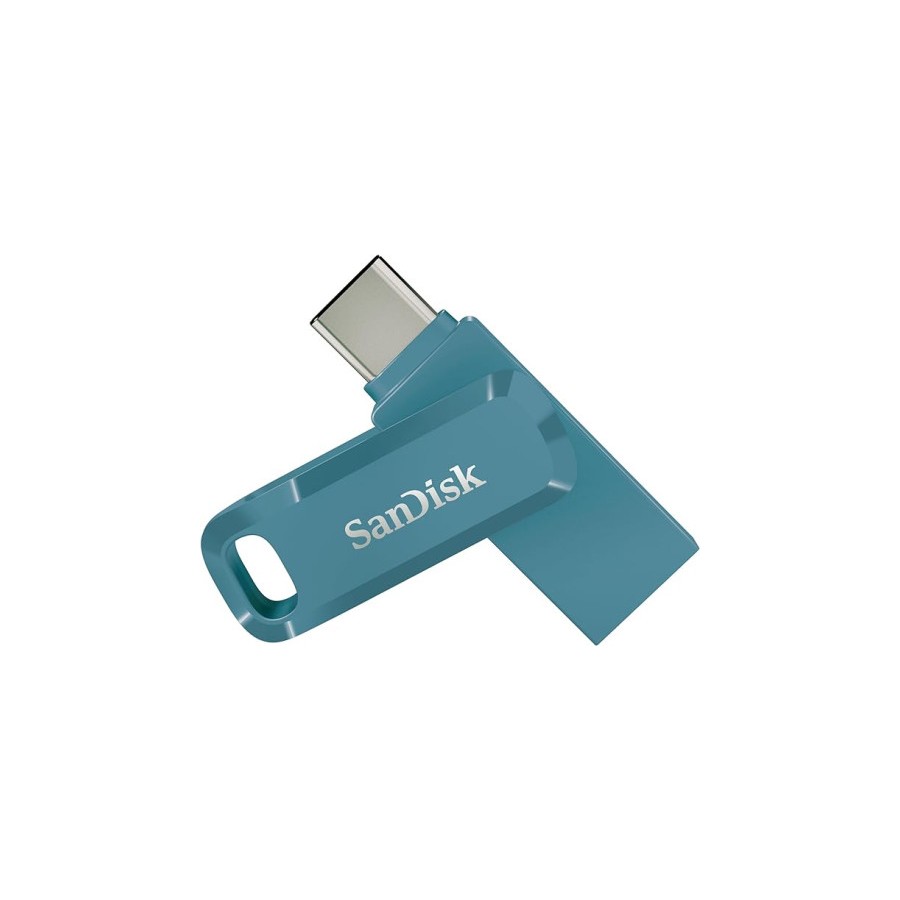 SanDisk Ultra Dual Drive Go USB 128GB unidad flash USB USB Type-A / USB Type-C 3.2 Gen 1 (3.1 Gen 1) Azul