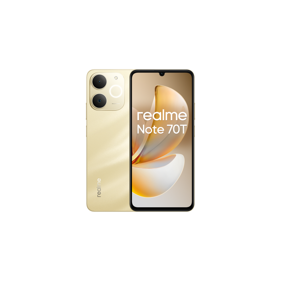29144-realme Note 70T 17,1 cm (6.74") SIM doble Android 15 4G USB Tipo C 4 GB 128 GB 6000 mAh Oro