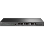 29162-TP-Link TL-SG3428XPP-M2 switch Gestionado L2+ 2.5G Ethernet (100/1000/2500) Energia sobre Ethernet (PoE) 1U Negro