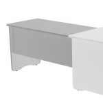 2917-ALA PARA MESA DE OFICINA SERIE WORK 100X60 GRIS / GRIS ROCADA 2102AN02V24