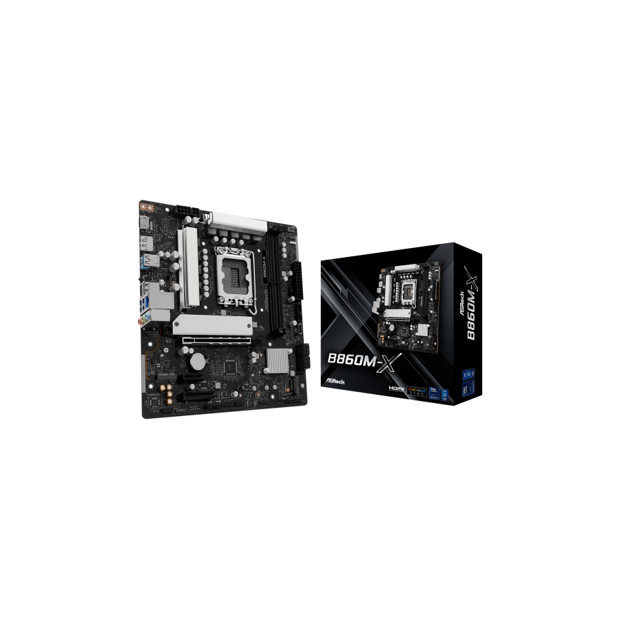 29170-Asrock B860M-X Intel B860 LGA 1851 (Socket V1) micro ATX