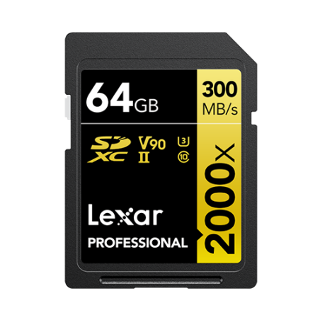 29182-Lexar Professional 2000x 64 GB SDHC UHS-II Clase 10