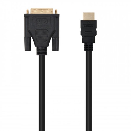 29203-Nanocable CABLE DVI A HDMI DVI18+1/M-HDMI A/M 1.8 M