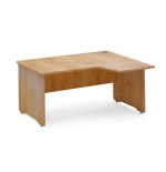 2924-MESA DE OFICINA SERIE WORK CON FORMA DE L DERECHA 180X120 ROBLE / ROBLE ROCADA 2052AR08V24