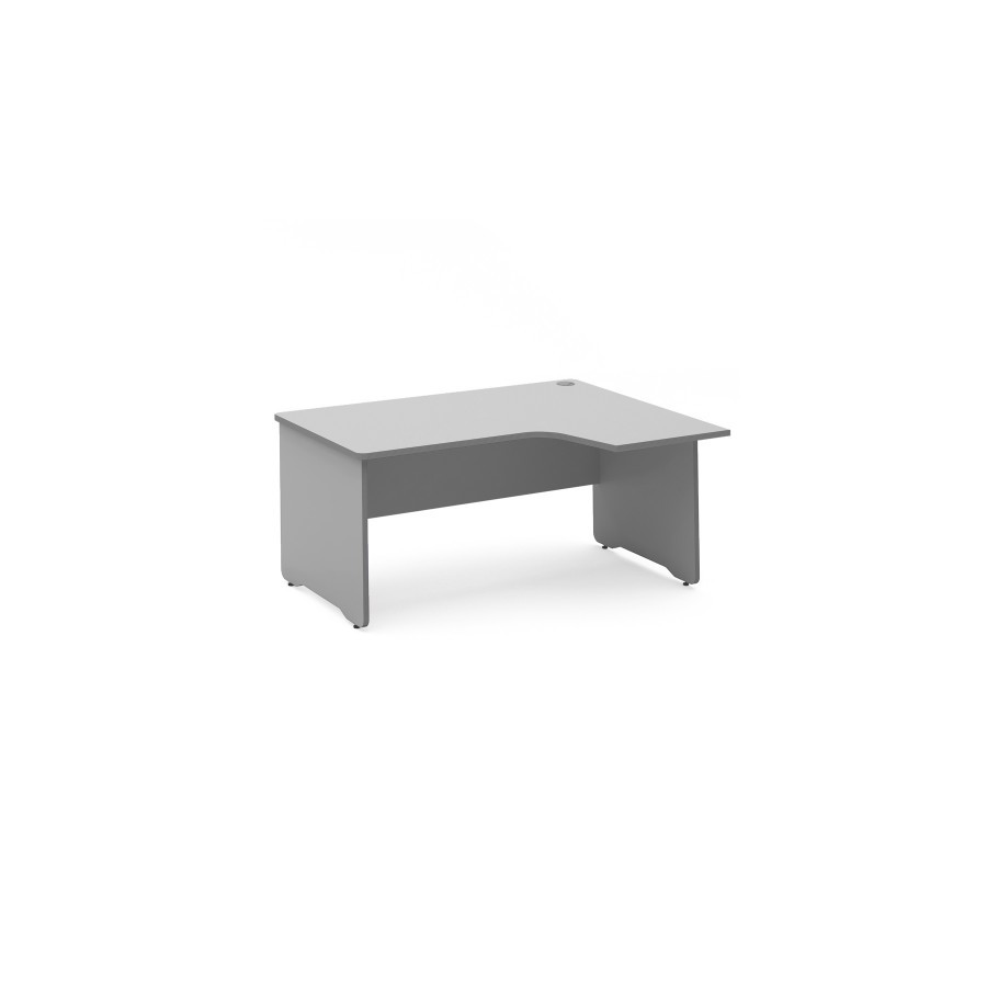 2925-MESA DE OFICINA SERIE WORK CON FORMA DE L DERECHA 180X120 GRIS / GRIS ROCADA 2052AN02V24