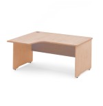 2927-MESA DE OFICINA SERIE WORK CON FORMA DE L IZQUIERDA 160X120 HAYA/HAYA ROCADA 2053AA01V24