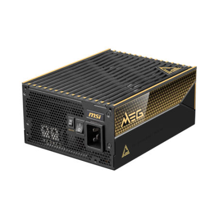 29287-MSI MEG Ai1600T PCIE5 unidad de fuente de alimentacion 1600 W 24-pin ATX ATX Negro
