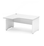 2930-MESA DE OFICINA SERIE WORK CON FORMA DE L IZQUIERDA 160X120 BLANCO/BLANCO ROCADA 2053AW04V24