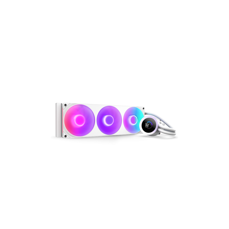 NZXT Kraken Plus 360 RGB Procesador Sistema de refrigeracion liquida todo en uno Blanco 1 pieza(s)