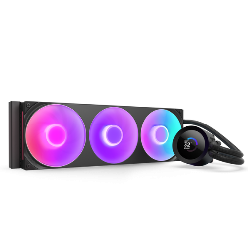 NZXT Kraken Plus 360 RGB Procesador Sistema de refrigeracion liquida todo en uno Negro 1 pieza(s)