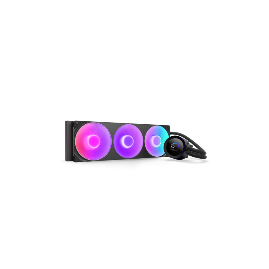 NZXT Kraken Plus 360 RGB Procesador Sistema de refrigeracion liquida todo en uno Negro 1 pieza(s)