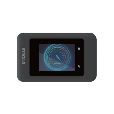 29318-Strong 4G+ LTE MiFi Hotspot Router Wi-Fi 1200 router inalambrico Doble banda (2,4 GHz / 5 GHz) Negro