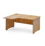 2932-MESA DE OFICINA SERIE WORK CON FORMA DE L IZQUIERDA 180X120 ROBLE / ROBLE ROCADA 2054AR08V24