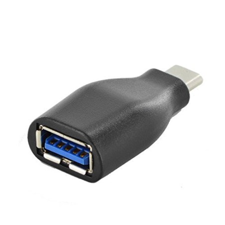 29357-Ewent EW-100518-000-N-P cambiador de genero para cable USB 3.1 Type C USB 3.1 Type A Negro