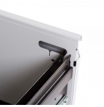 2939-ARCHIVADOR METALICO 4 CAJONES GRIS. MEDIDA: 47X132,1X62,2CM (LARGO X ALTO X PROFUNDO) ROCADA 1652AC00