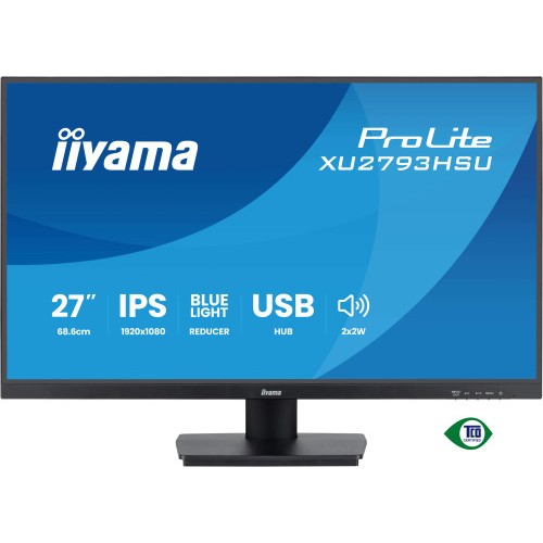IIYAMA MONITOR PROLITE XU2793HSU-B7, 27" IPS, 1H 1DP, 2x2.0, 100HZ, 300CD