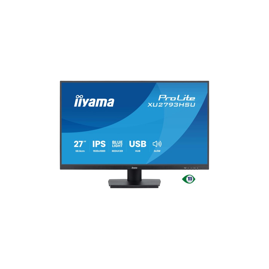 IIYAMA MONITOR PROLITE XU2793HSU-B7, 27" IPS, 1H 1DP, 2x2.0, 100HZ, 300CD