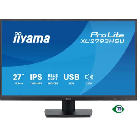 IIYAMA MONITOR PROLITE XU2793HSU-B7, 27" IPS, 1H 1DP, 2x2.0, 100HZ, 300CD