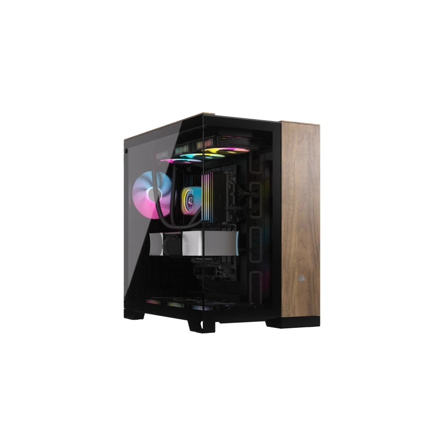 Corsair CC-9011282-WW carcasa de ordenador Midi Tower Negro, Nuez
