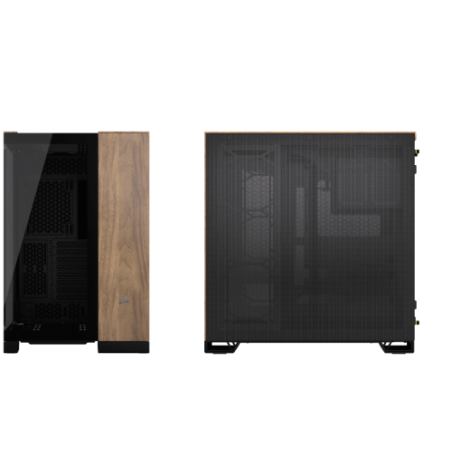 Corsair CC-9011282-WW carcasa de ordenador Midi Tower Negro, Nuez