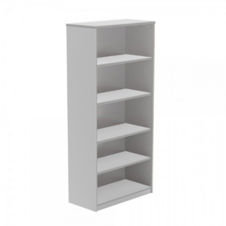 2953-ARMARIO ESTANTERIA ALTO SIN PUERTAS 195X90X45 ESTRUCTURA ALUMINIO/TAPA GRIS ROCADA 1101AN02V24
