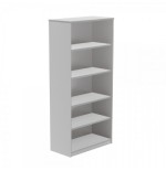 2953-ARMARIO ESTANTERIA ALTO SIN PUERTAS 195X90X45 ESTRUCTURA ALUMINIO/TAPA GRIS ROCADA 1101AN02V24