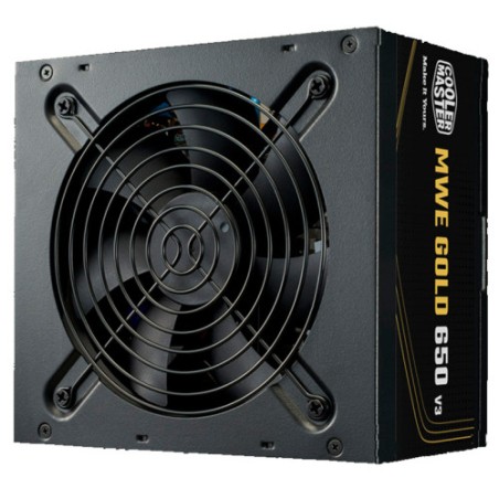 29546-FUENTE ALIMENTACION COOLER MASTER MWE GOLD 650 V3 650W ATX 3.1 NON MODULLAR (MPE-6502-ACAAG-3BEU)