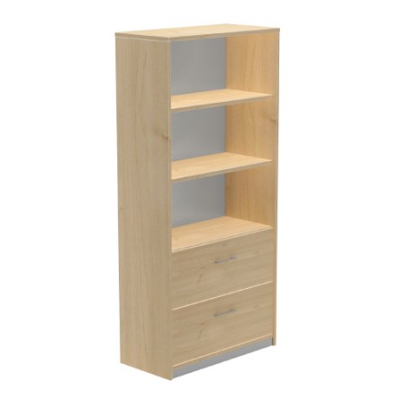 ARMARIO ALTO CARPETERO 195X90X45 ESTRUCTURA ROBLE/FRONTALES ROBLE ROCADA 1102AR08V24