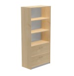 ARMARIO ALTO CARPETERO 195X90X45 ESTRUCTURA ROBLE/FRONTALES ROBLE ROCADA 1102AR08V24