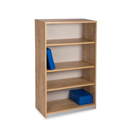 2969-ARMARIO ESTANTERIA MEDIO SIN PUERTAS 156X90X45 ESTRUCTURA ROBLE/TAPA ROBLE ROCADA 1055AR08V24