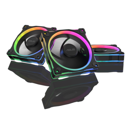29695-ASUS Prime MR120 Fan ARGB Reverse Black 3in1 Carcasa del ordenador Ventilador 12 cm Negro 3 pieza(s)