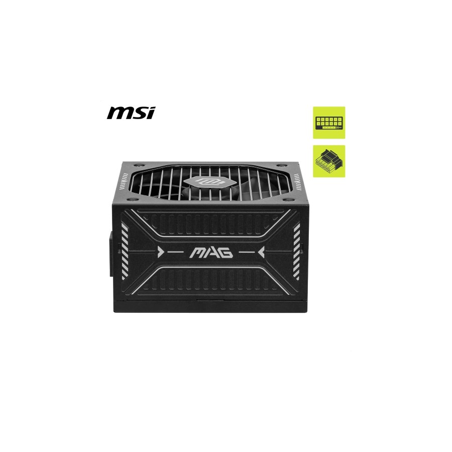 29785-FUENTE ALIMENTACION MSI MAG A750GLS PCIE5,PSU,750W,80 PLUS GOLD,MODULAR,120MM,ACTIVE PFC,PCI-E 5.0 (16 PIN)X1,PCI-