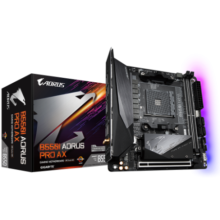 29796-Gigabyte B550I AORUS PRO AX Zocalo AM4 mini ITX AMD B550